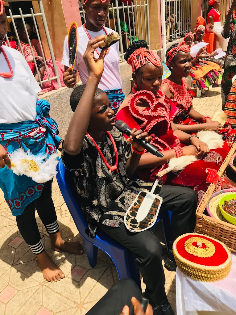 MaryVincent Excellent School pulpils and students during cultural Day Celebration
